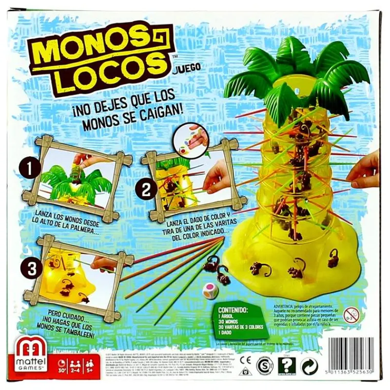 MATTEL Juegos De Mesa-Juego Monos Locos -