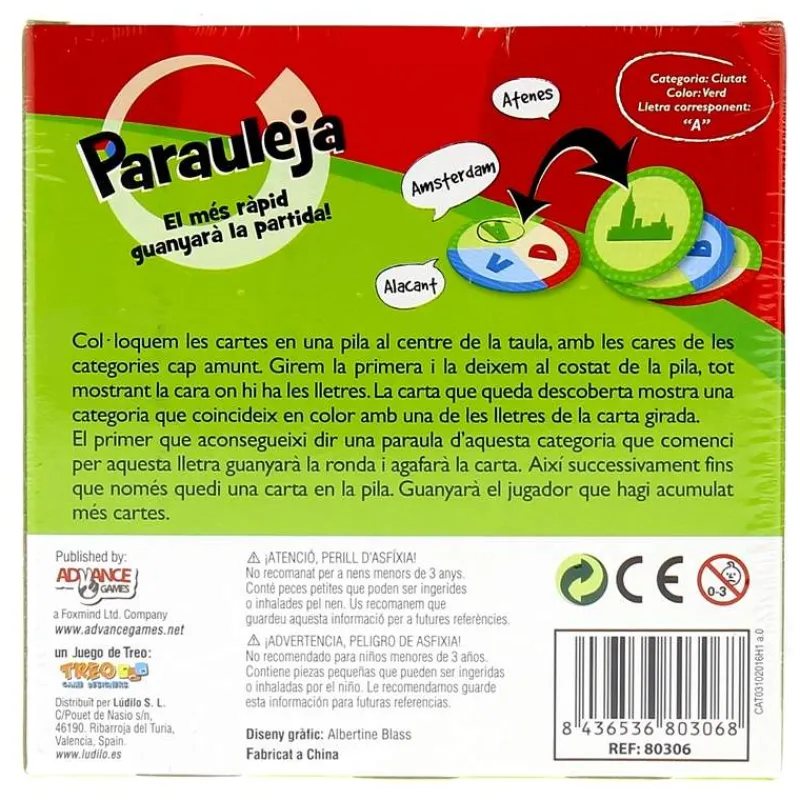 LÚDILO Artículos En Catalán-Juego Parauleja Catalán