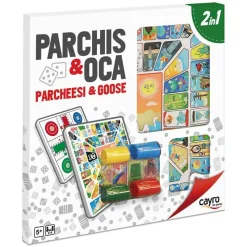 Juego Parchís y Oca para 4 Jugadores*CAYRO New