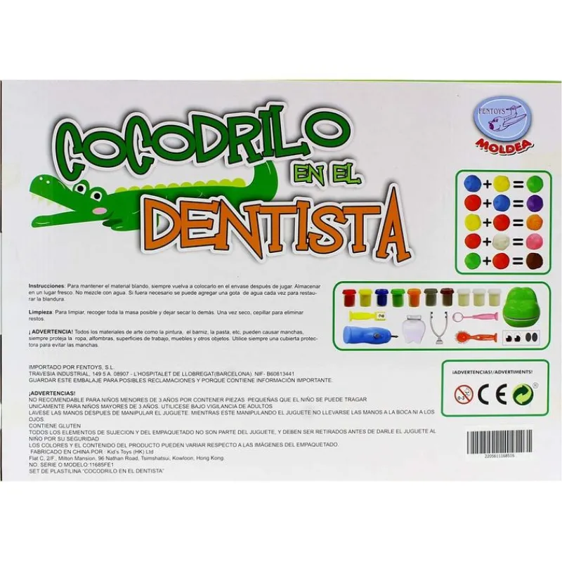 Juego Plastilina Cocodrilo en el Dentista*DRIM DISCOUNT