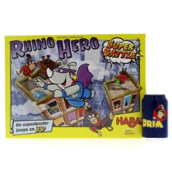 HABA Amigos Y Familia-Juego Rhino Hero-Super Batlle