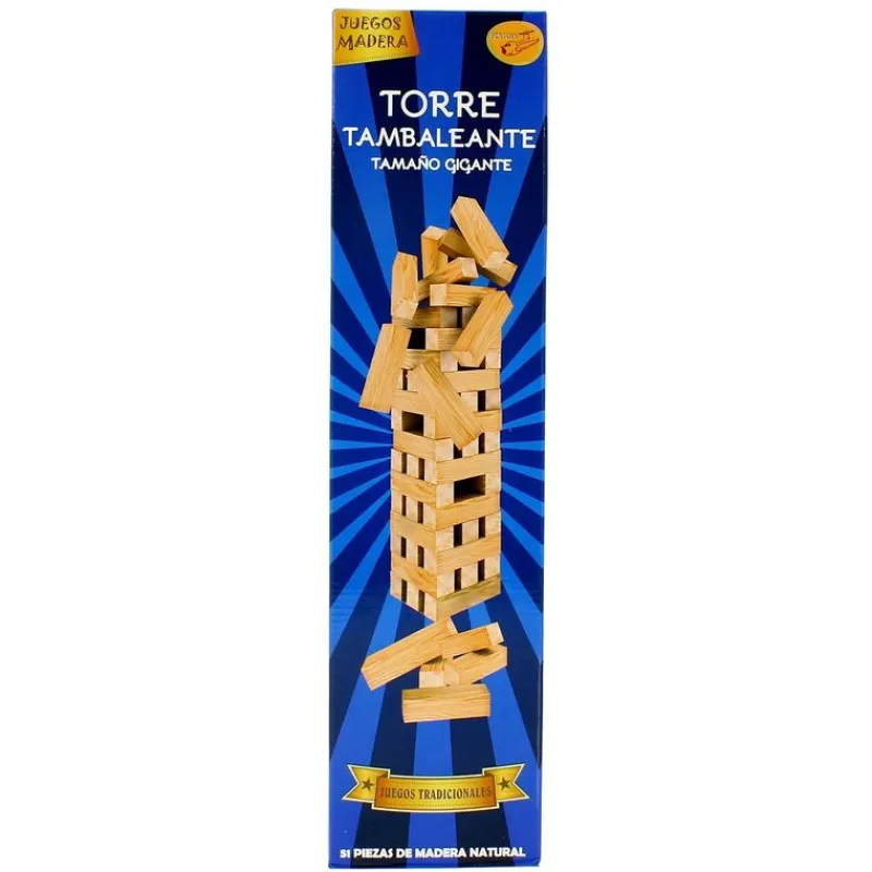 Juego Torre Piezas de Madera Gigante*DRIM DISCOUNT Best