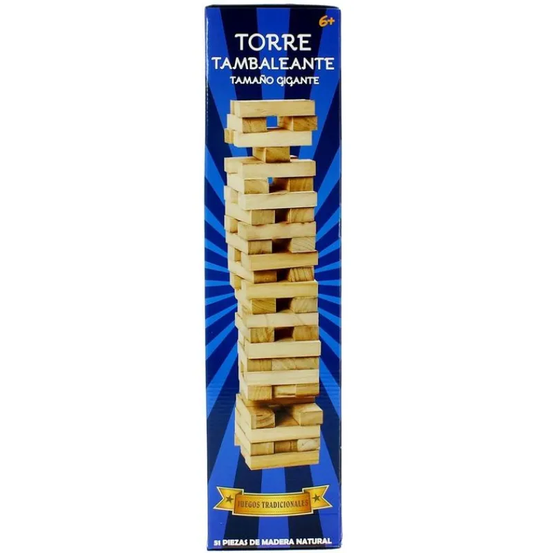 Juego Torre Piezas de Madera Gigante*DRIM DISCOUNT Best