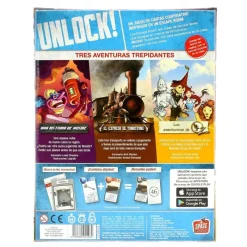 ASMODEE Juegos Para Expertos|Amigos Y Familia-Juego Unlock!Secret Adventures