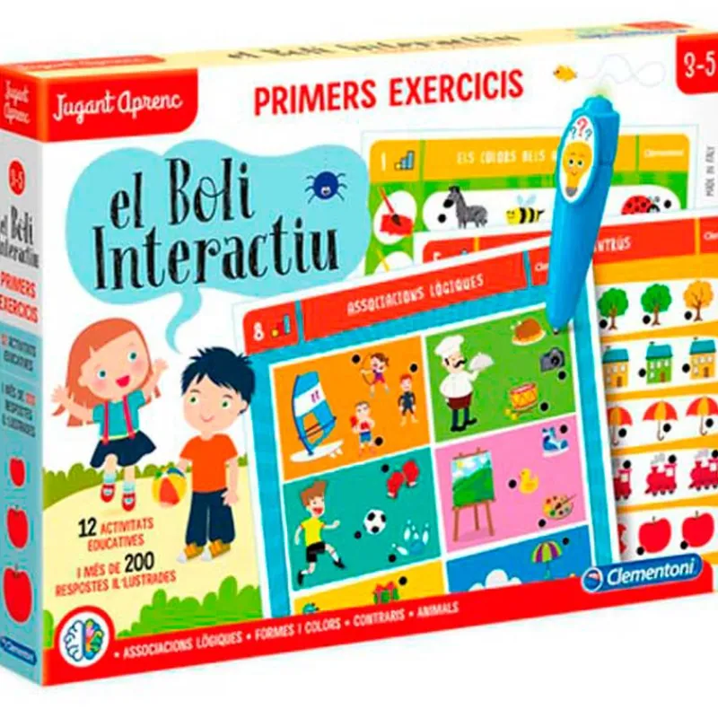 CLEMENTONI Artículos En Catalán|Juegos Y Juguetes Educativos-Jugant Aprenc Boli Interactiu Exercicis Català