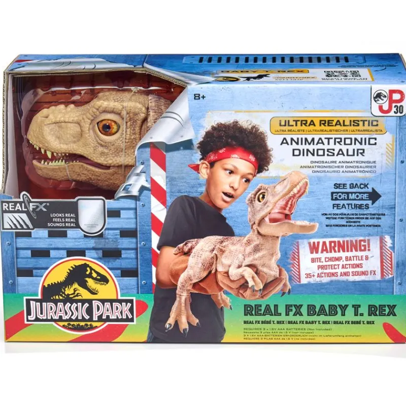BANDAI Electrónicos-Jurassic Park Real FX Dinosaurio Bebé T-Rex