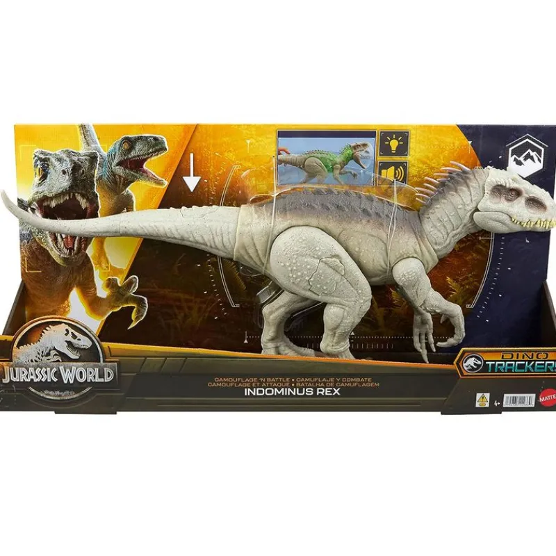 MATTEL Figuras Y Figuras De Acción-Jurassic World Camufla y Conquista Indominus Rex