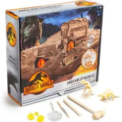 SELECCION DRIM Juegos Y Juguetes Educativos-Jurassic World Dominion Excavación Mina Ambar