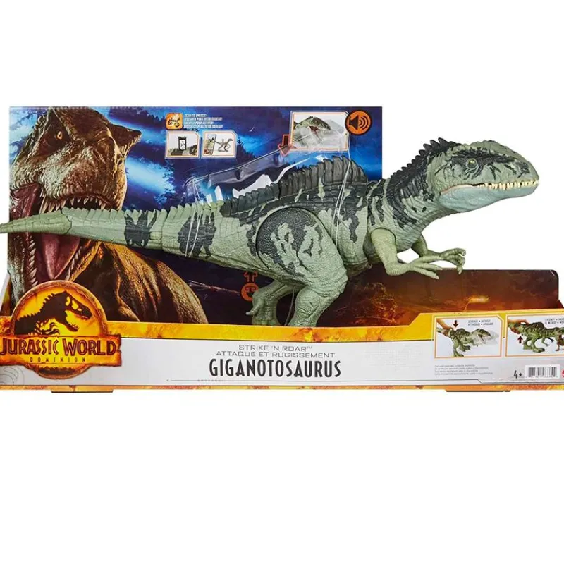 MATTEL Figuras Y Figuras De Acción-Jurassic World Dominion Golpea Ruge Gigantosaurus