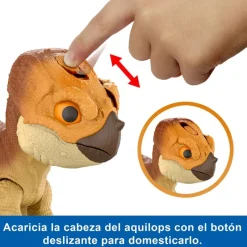 MATTEL Figuras Y Figuras De Acción-Jurassic World: El Renacer, Aquilops Dolores Protector Primal