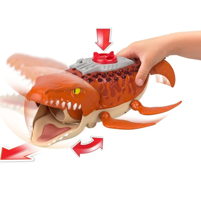 Jurassic World: El Renacer Dinosaurio Mosasaurio Persecución Mordiscos Acuáticos*IMAGINEXT Online