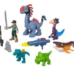 IMAGINEXT Figuras Y Figuras De Acción-Jurassic World El Renacer Conjunto Figuras Acción con Humano