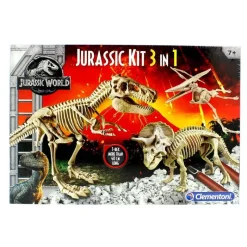 CLEMENTONI Juegos Y Juguetes Educativos-Jurassic World Kit 3 en 1