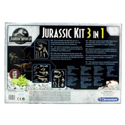 CLEMENTONI Juegos Y Juguetes Educativos-Jurassic World Kit 3 en 1