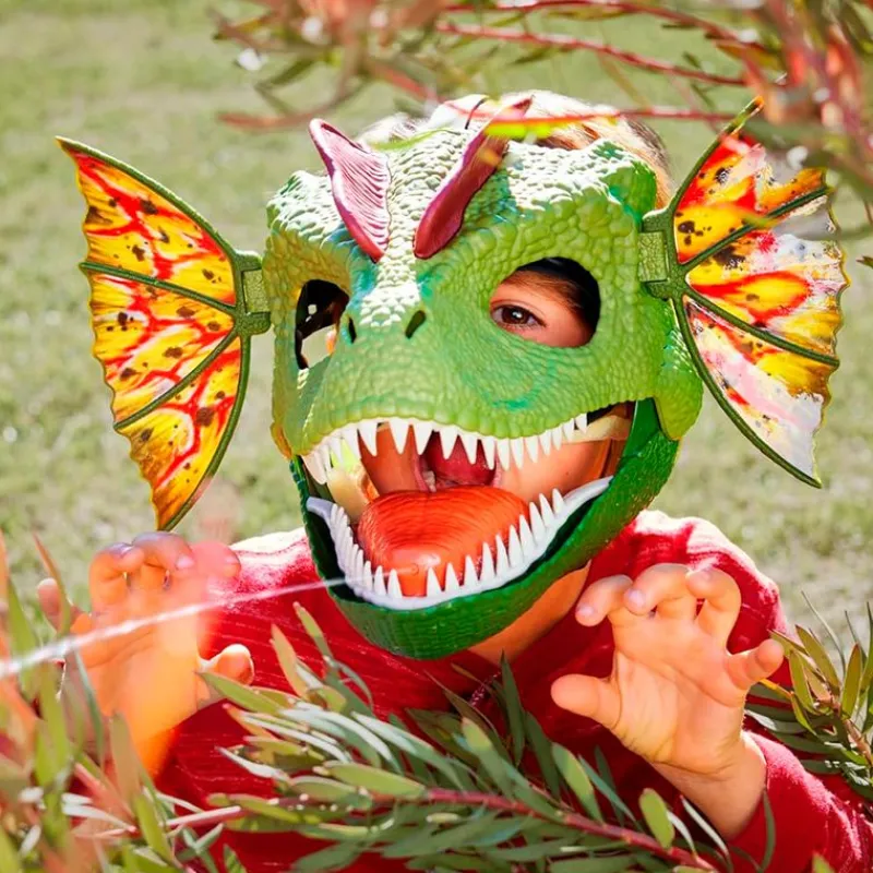 MATTEL Figuras Y Figuras De Acción-Jurassic World Máscara Dilofosaurio Venenoso