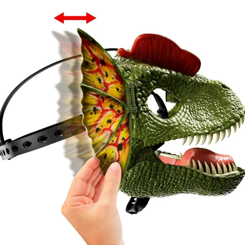 MATTEL Figuras Y Figuras De Acción-Jurassic World Máscara Dilofosaurio Venenoso