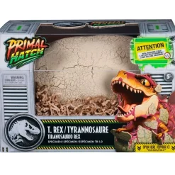 SPIN MASTER Figuras Y Figuras De Acción|Electrónicos-Jurassic World Primal Hatch T-Rex Dinosaurio Interactivo