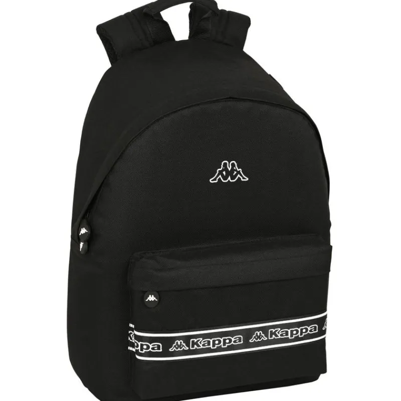 Kappa Mochila Escolar Portátil Negra*SAFTA New