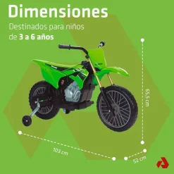 Kawasaki KX85 12V Moto Batería*INJUSA