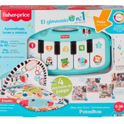 FISHER PRICE Primera Infancia Y Preescolar-Kick & Play & Grow Alfombra con Piano Pataditas