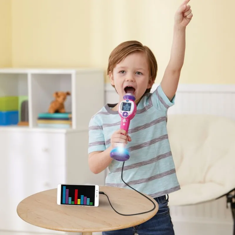 VTECH Instrumentos Musicales-Kidi Superstar Dance Micrófono Mágico