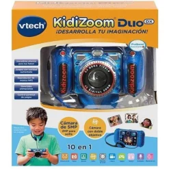 VTECH Electrónicos-Kidizoom Duo DX 1 Azul. Cámara de fotos digital