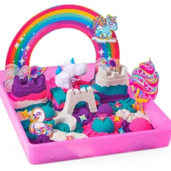 SPIN MASTER Manualidades-Kinetic Sand Arena Mágica Reino de Unicornios