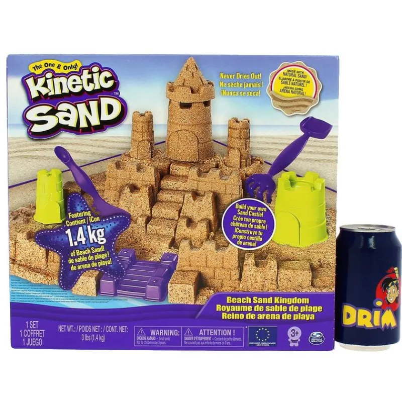 BIZAK Manualidades-Kinetic Sand Construye tu Reino de Arena