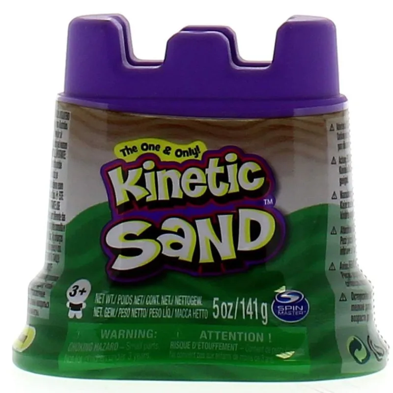 BIZAK Manualidades-Kinetic Sand Contenedor Verde 140 gr