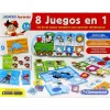 CLEMENTONI Juegos Y Juguetes Educativos-Kit 8 juegos en 1