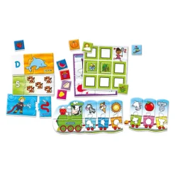 CLEMENTONI Juegos Y Juguetes Educativos-Kit 8 juegos en 1