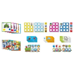 CLEMENTONI Juegos Y Juguetes Educativos-Kit 8 juegos en 1