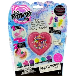 CANAL TOYS Manualidades-Kit Bomba de Baño Corazón Rosa