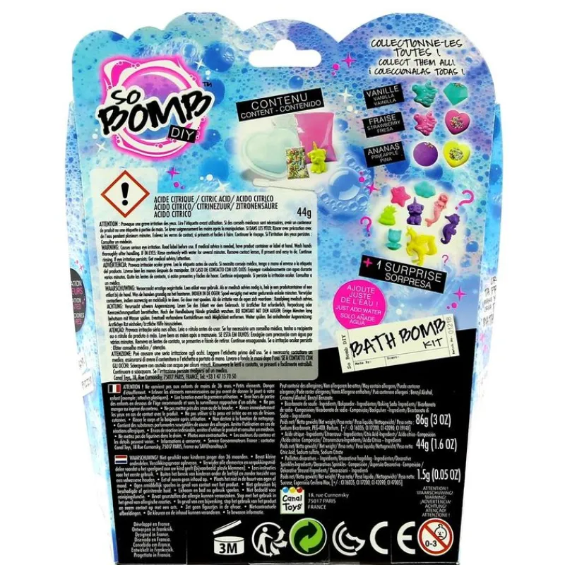 CANAL TOYS Manualidades-Kit Bomba de Baño Corazón Rosa