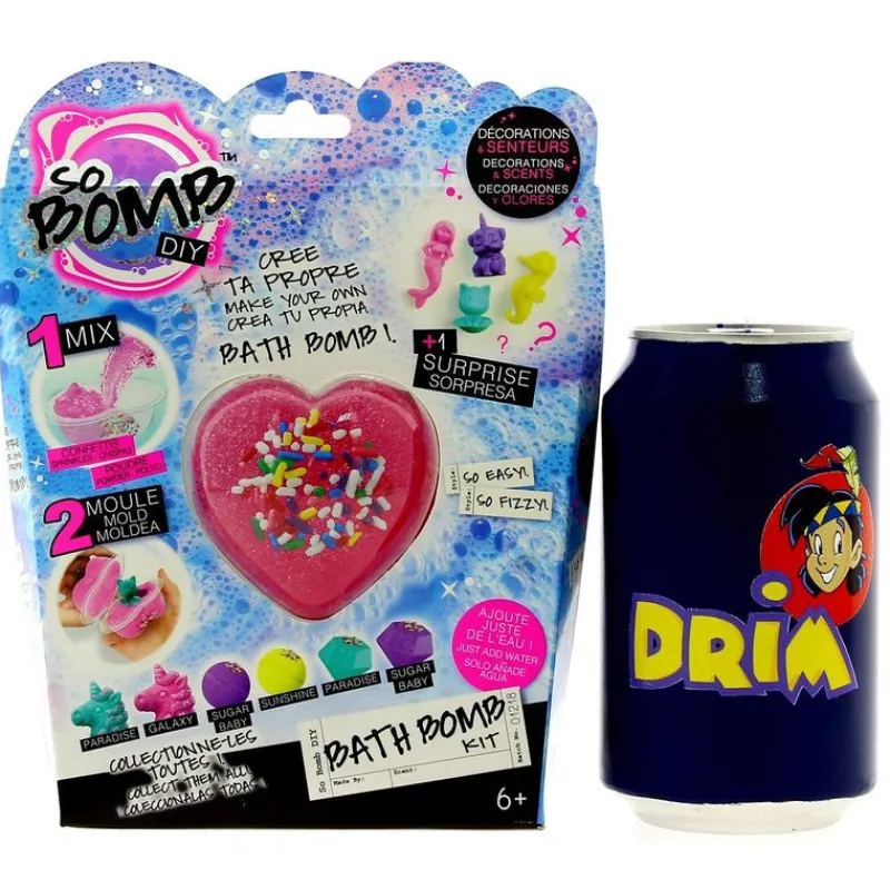 CANAL TOYS Manualidades-Kit Bomba de Baño Corazón Rosa