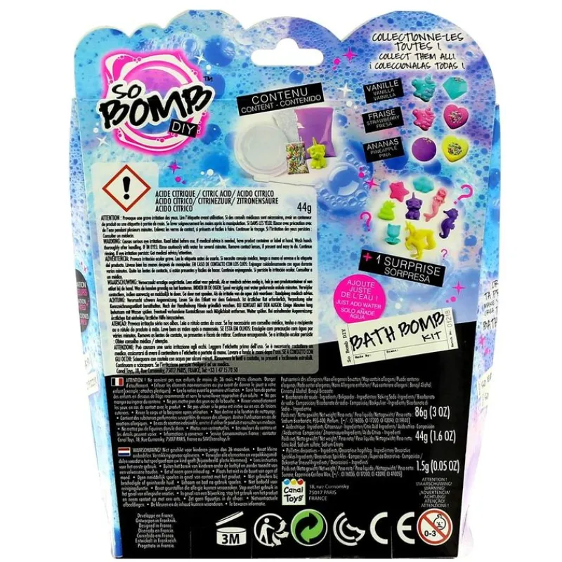 CANAL TOYS Manualidades-Kit Bomba de Baño Diamante Rosa