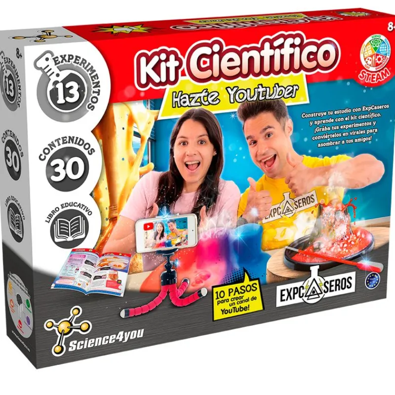 Kit Científico Expcaseros - Hazte Youtuber*SCIENCE 4 YOU Best