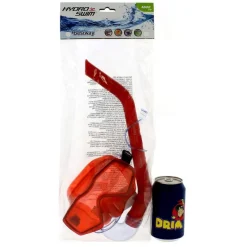 BESTWAY Aire Libre-Kit de Gafas y Tubo de Buceo Rojo 14 años