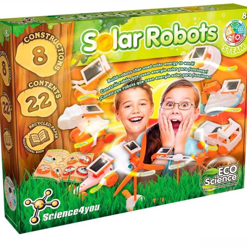 SCIENCE 4 YOU Juegos Y Juguetes Educativos-Kit Robots Solares