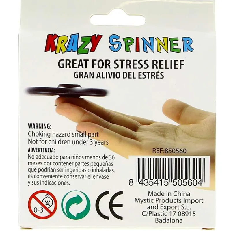 SELECCION DRIM Juegos De Mesa-Krazy Spinner Azul Oscuro