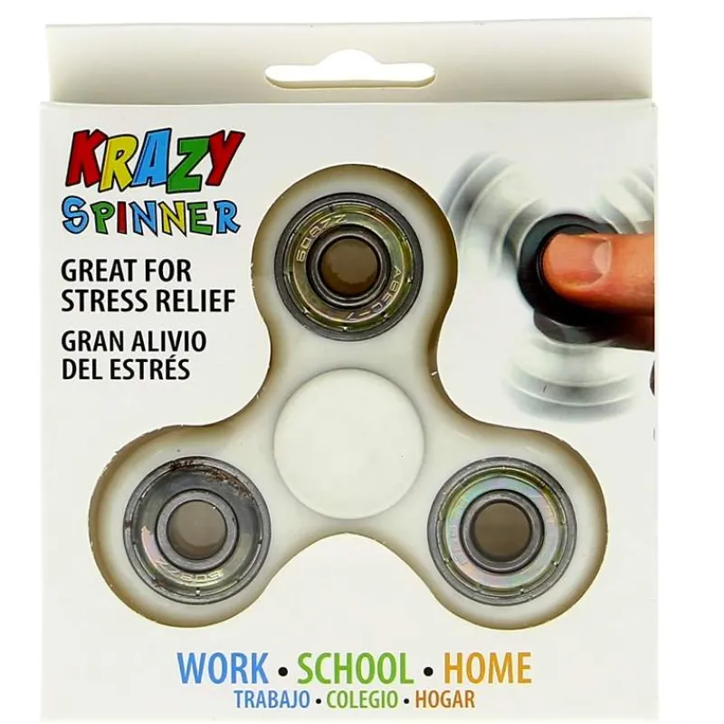 SELECCION DRIM Juegos De Mesa-Krazy Spinner Blanco