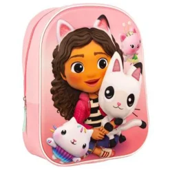 SELECCION DRIM Escolar-La Casa de Muñecas de Gabby Mochila 3D