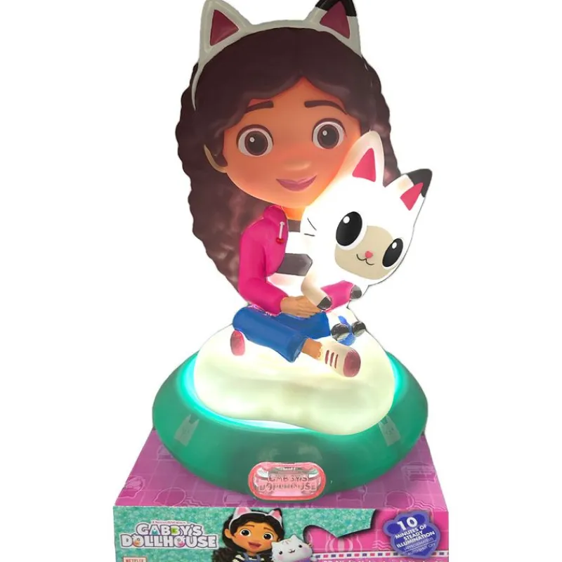 KIDS EUROSWAN Electrónicos-La Casa de Muñecas de Gabby Lámpara 3D