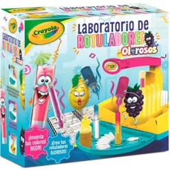 CRAYOLA Manualidades-Laboratorio de Rotuladores Olorosos Neón