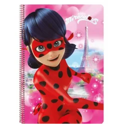 SAFTA Escolar-Ladybug Libreta Folio 80 Hojas