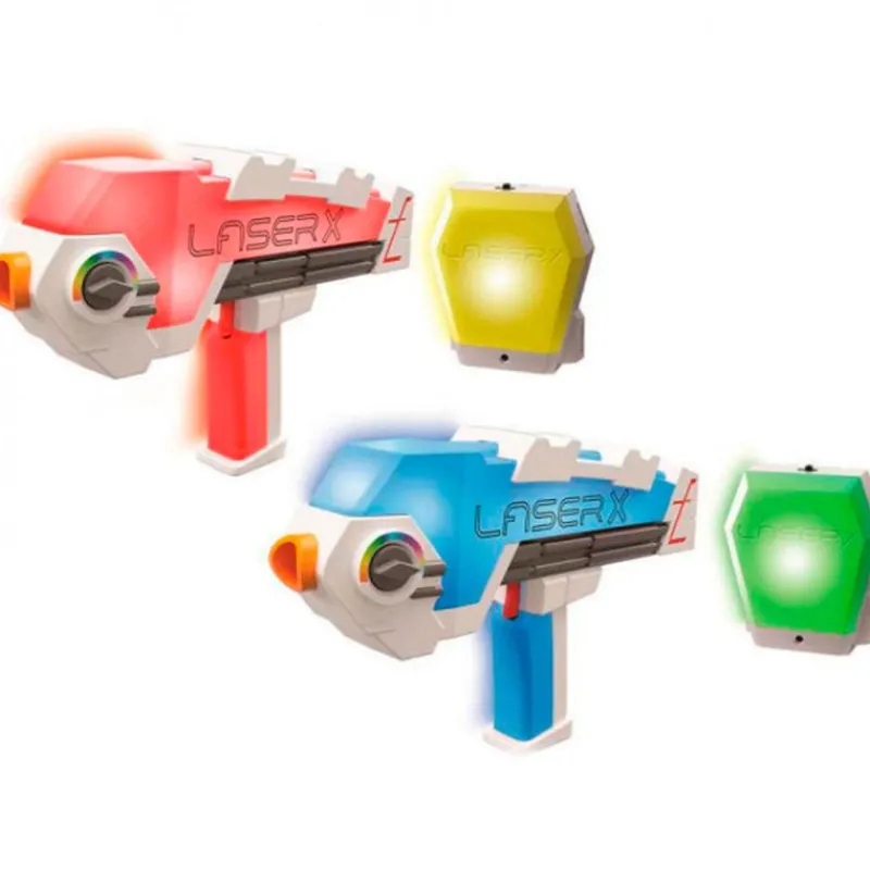 BIZAK Juegos Y Juguetes De Imitación-Laser X Revolution Double Blasters