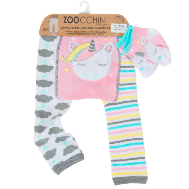ZOOCCHINI Regalos De Nacimiento-Leggin+Calcetines Unicornio 6-12 meses