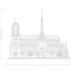 LEGO Lego Architecture|Lego-Architecture Notre Dame de París