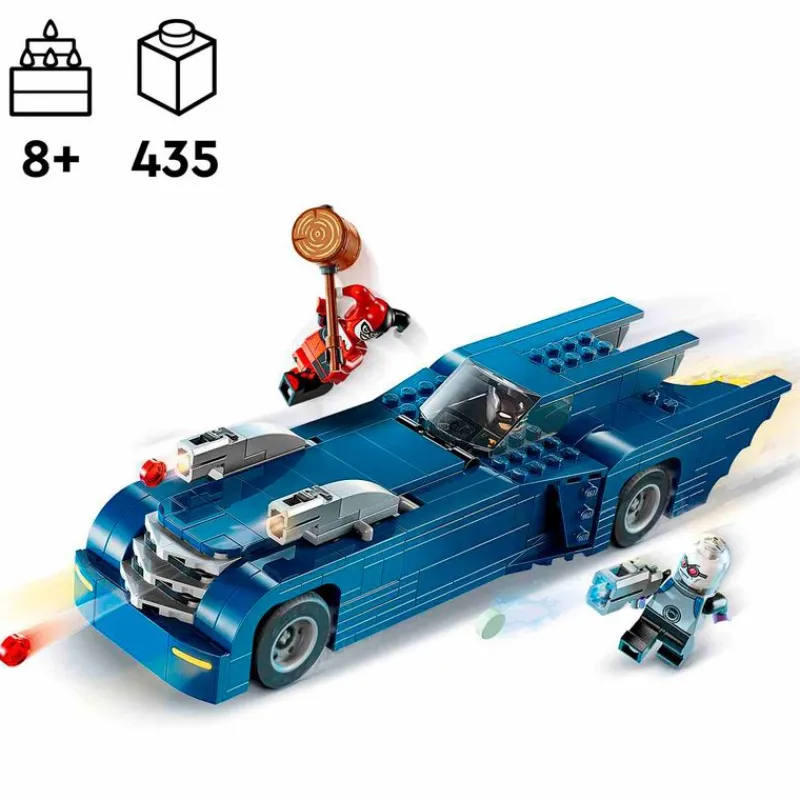 LEGO Lego-Batman con Batmóvil vs. Harley Quinn