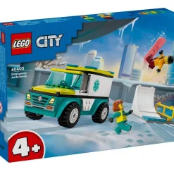 City Ambulancia de Emergencias y Chico Snow*LEGO Outlet